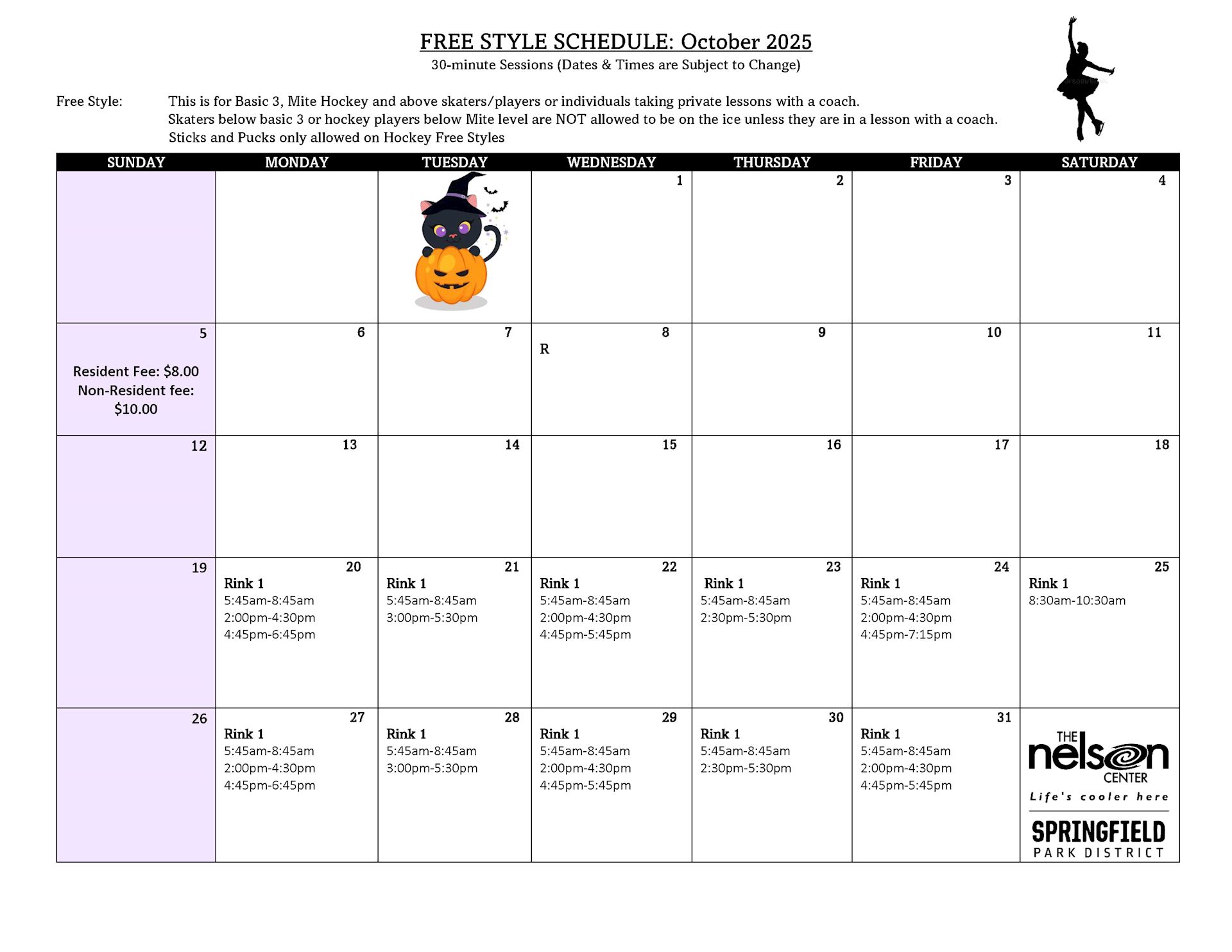 FREE STYLE SCHEDULE - OCTOBER 2025.jpg